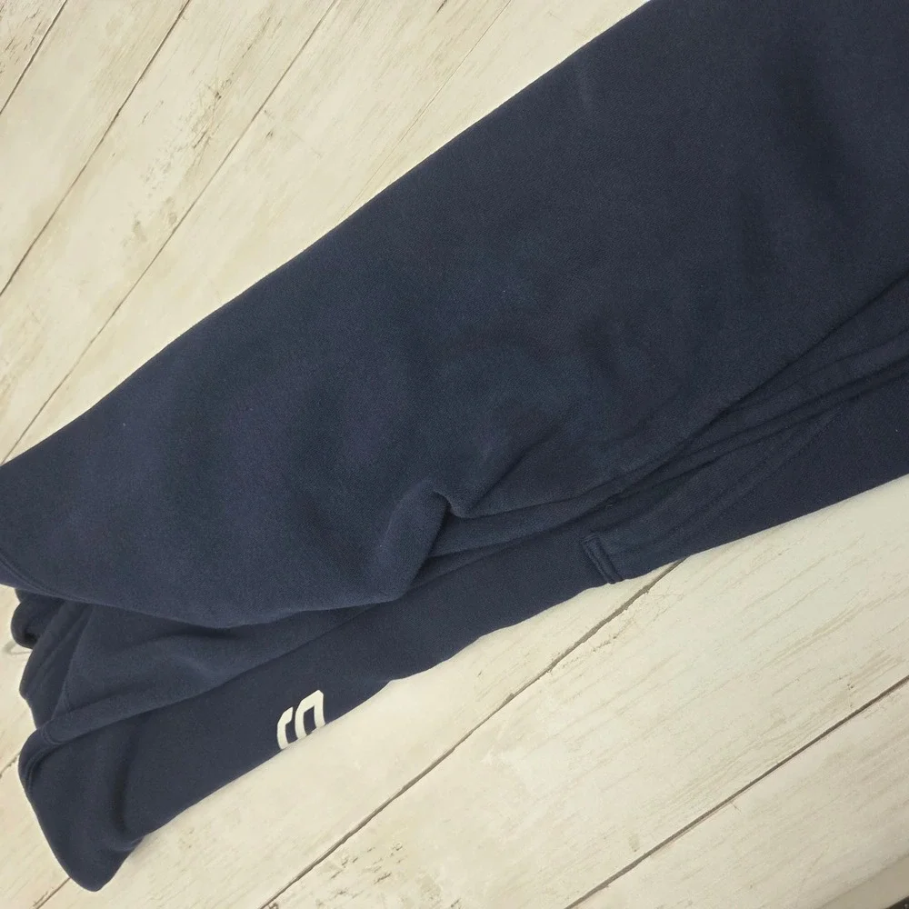 Nike Stranger Things Hawkins Phys Ed Hoodie Mens L Navy Blue Pullover CQ3655-419